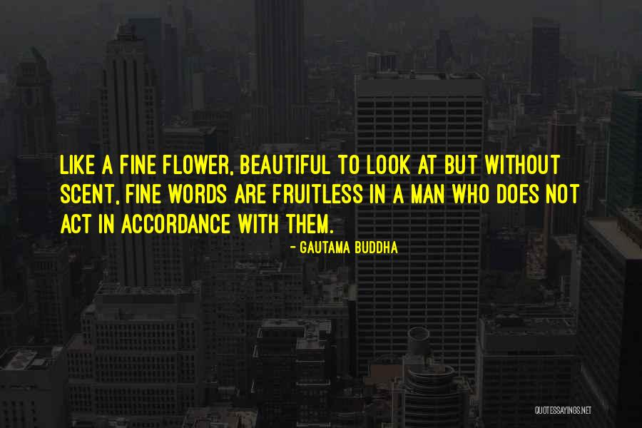 Flower Beautiful Quotes By Gautama Buddha