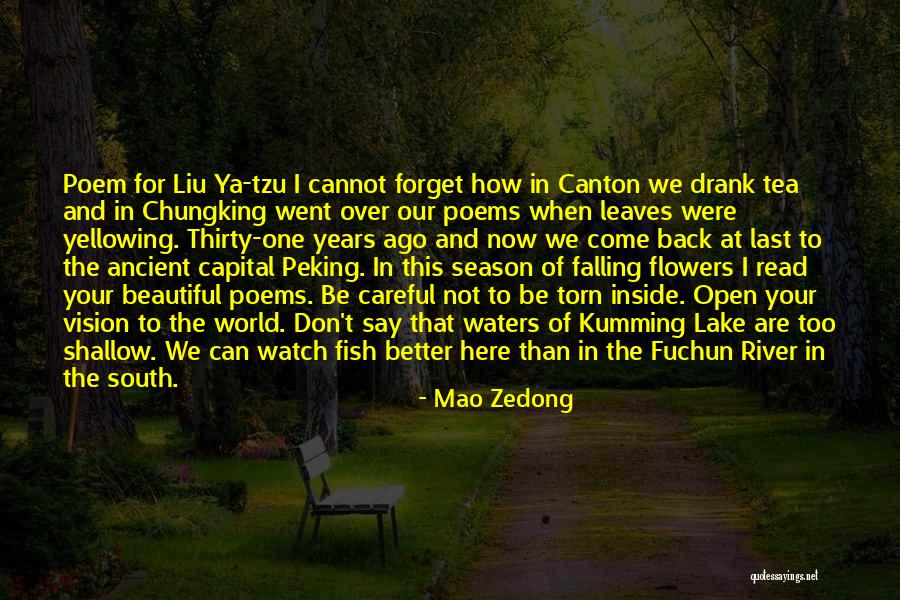 Flower Beautiful Quotes By Mao Zedong