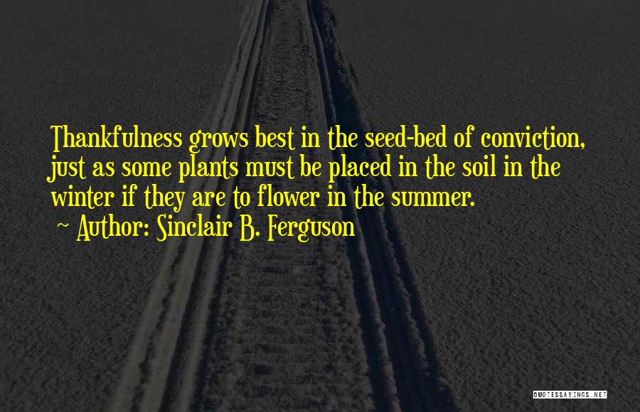 Flower Bed Quotes By Sinclair B. Ferguson