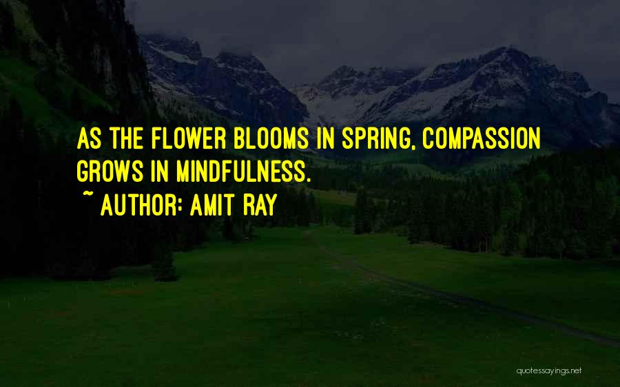 Flower Blossoms Quotes By Amit Ray