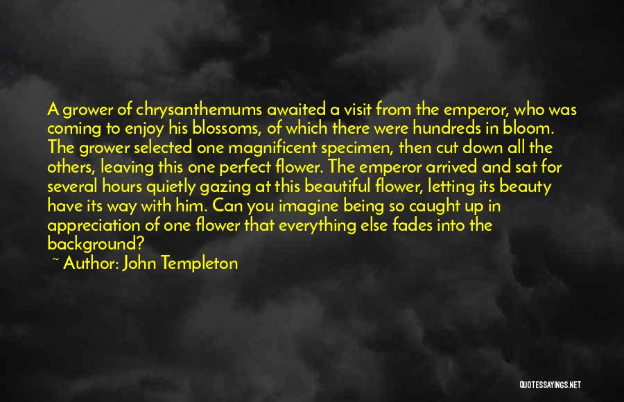 Flower Blossoms Quotes By John Templeton