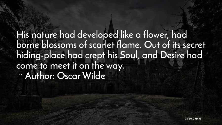 Flower Blossoms Quotes By Oscar Wilde