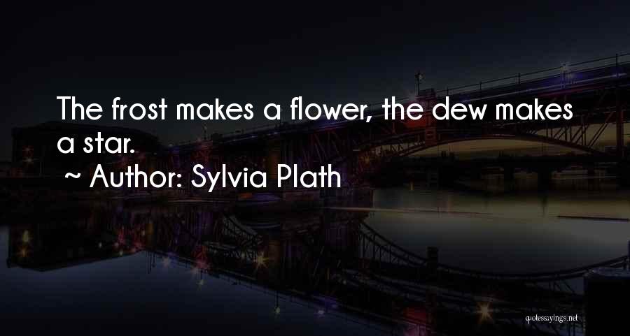 Flower Dew Quotes By Sylvia Plath