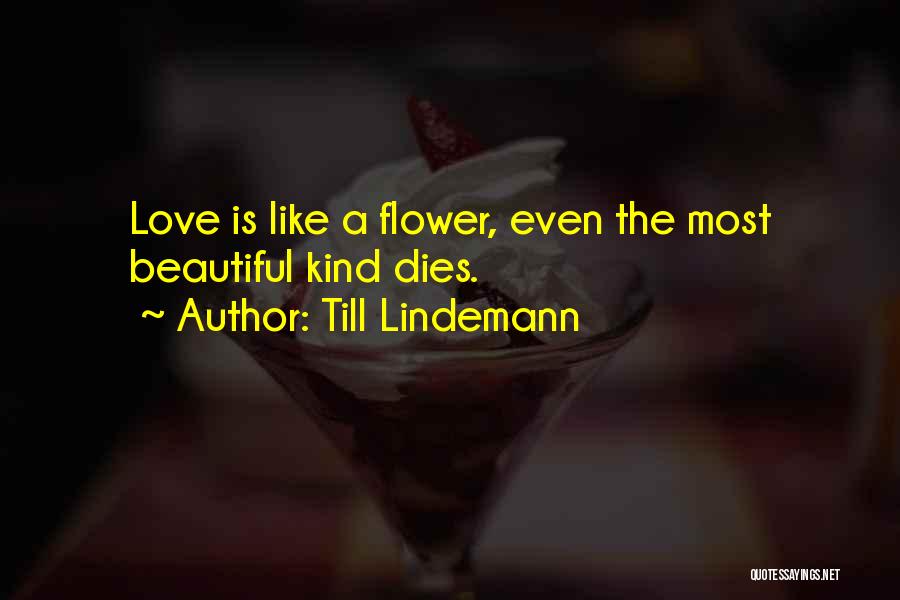 Flower Dies Quotes By Till Lindemann