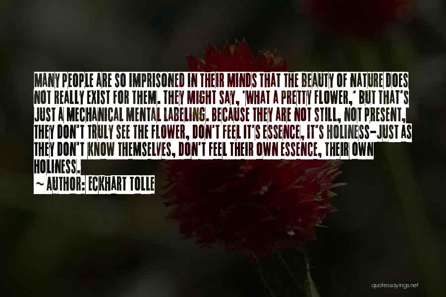 Flower Essence Quotes By Eckhart Tolle