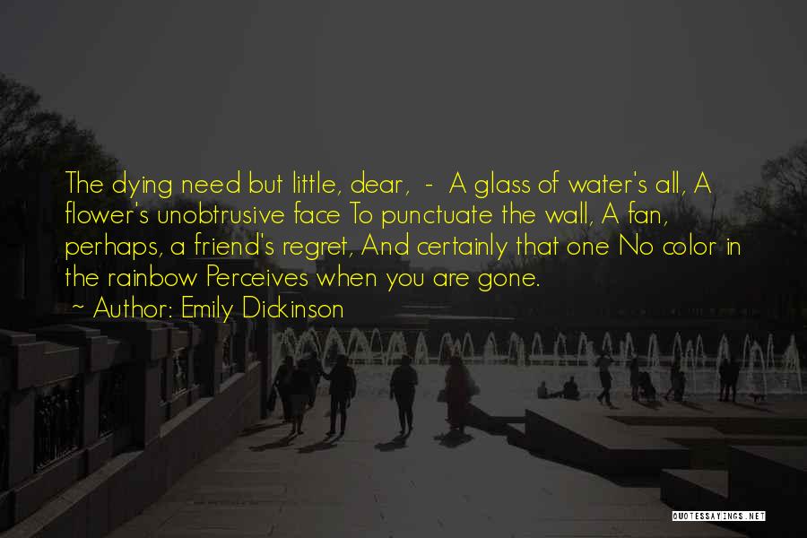 Flower In Water Quotes By Emily Dickinson