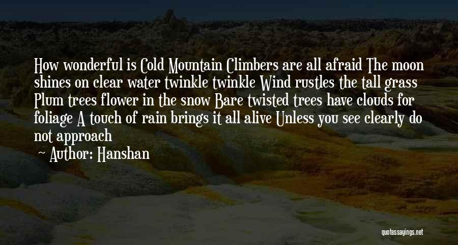 Flower In Water Quotes By Hanshan