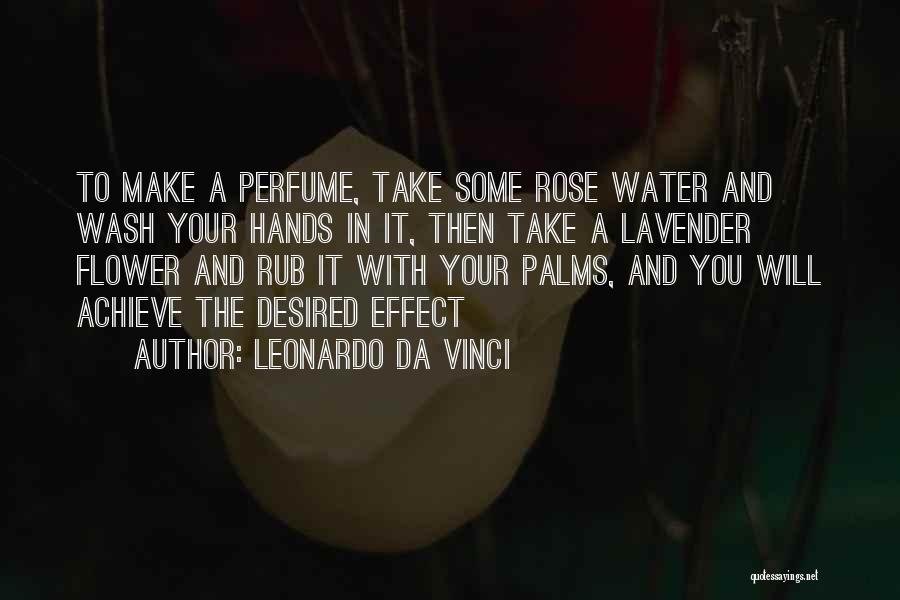 Flower In Water Quotes By Leonardo Da Vinci