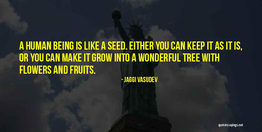Flower Seed Quotes By Jaggi Vasudev Flower Seed Quotes By Jaggi Vasudev