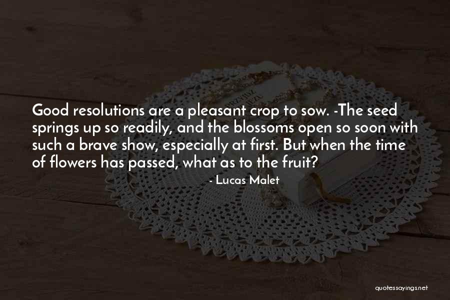 Flower Seed Quotes By Lucas Malet Flower Seed Quotes By Lucas Malet