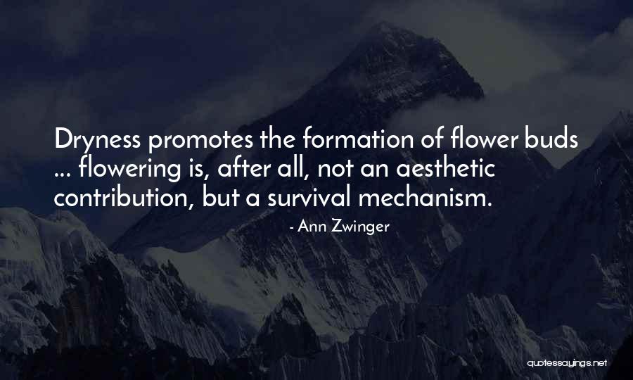 Flowering Quotes By Ann Zwinger