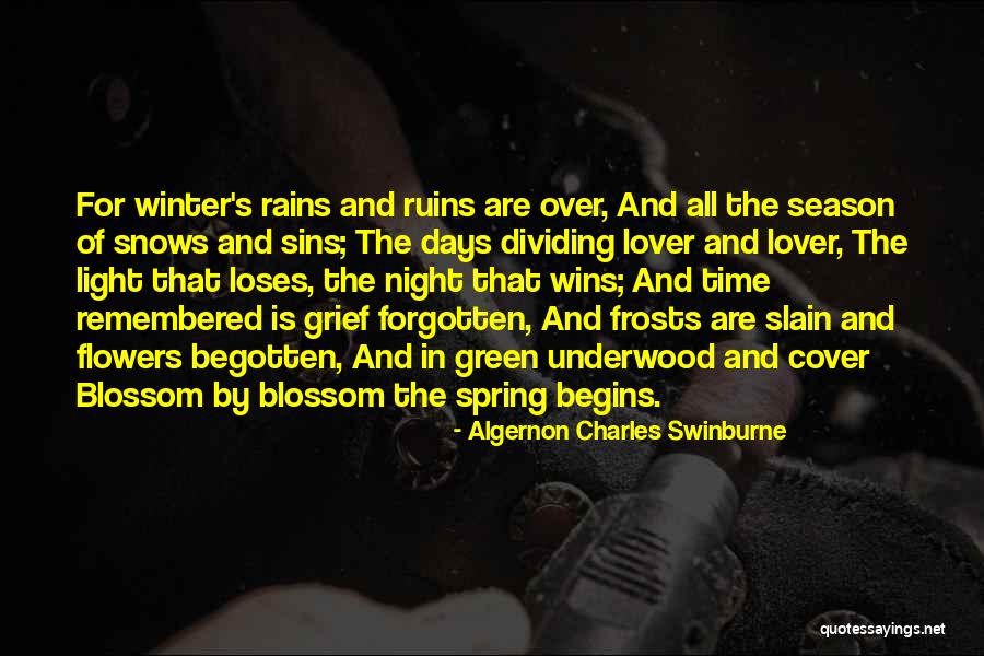 Flowers Algernon Quotes By Algernon Charles Swinburne