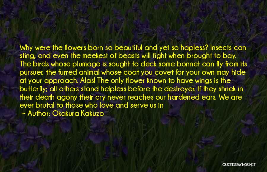 Flowers And Butterfly Quotes By Okakura Kakuzo