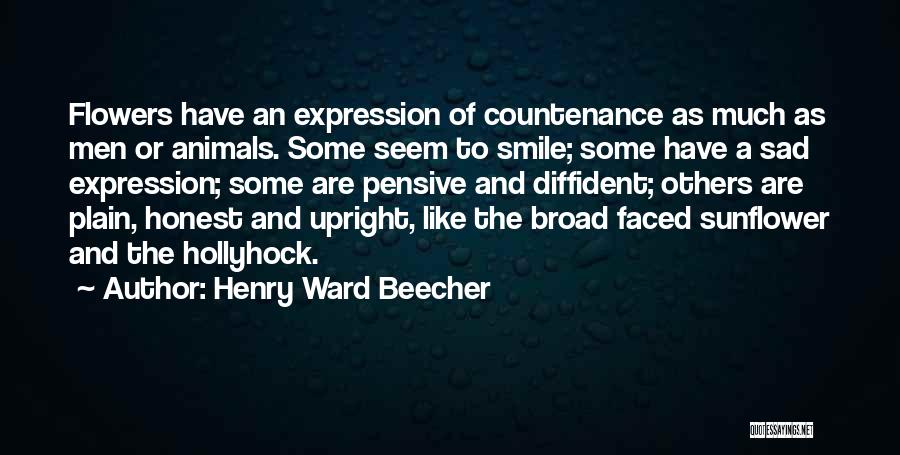 Flowers And Smile Quotes By Henry Ward Beecher