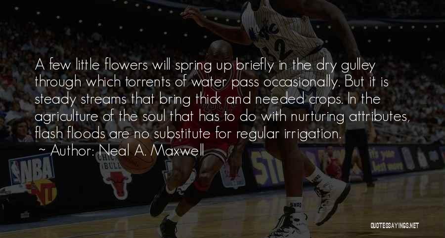 Flowers And Water Quotes By Neal A. Maxwell