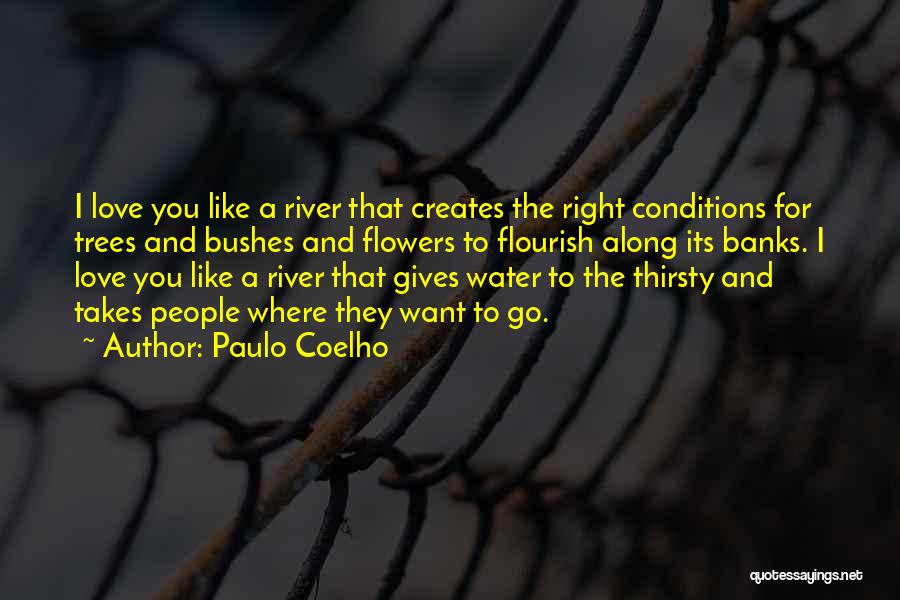 Flowers And Water Quotes By Paulo Coelho