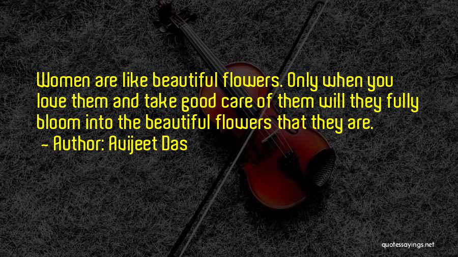 Flowers Bloom Love Quotes By Avijeet Das