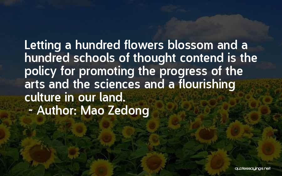 Flowers Blossom Quotes By Mao Zedong