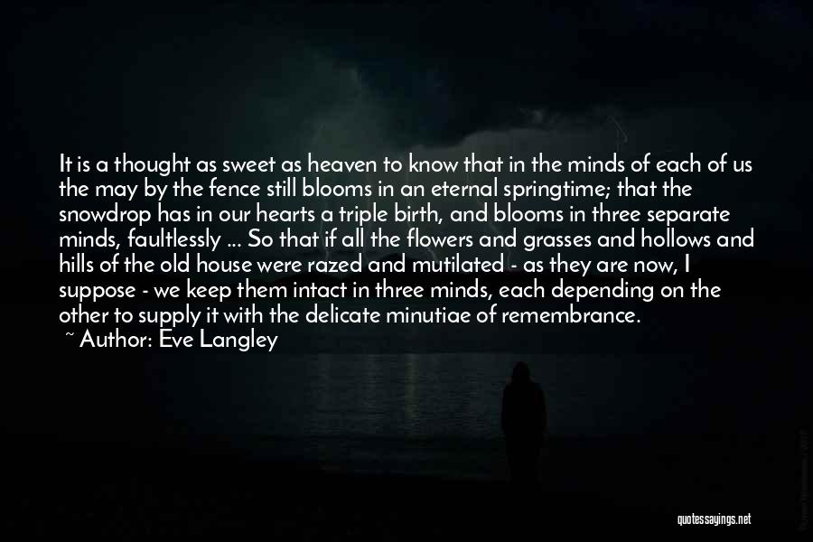 Flowers In The House Quotes By Eve Langley