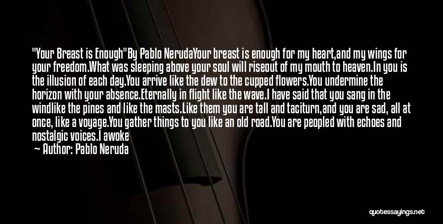 Flowers In The Wind Quotes By Pablo Neruda