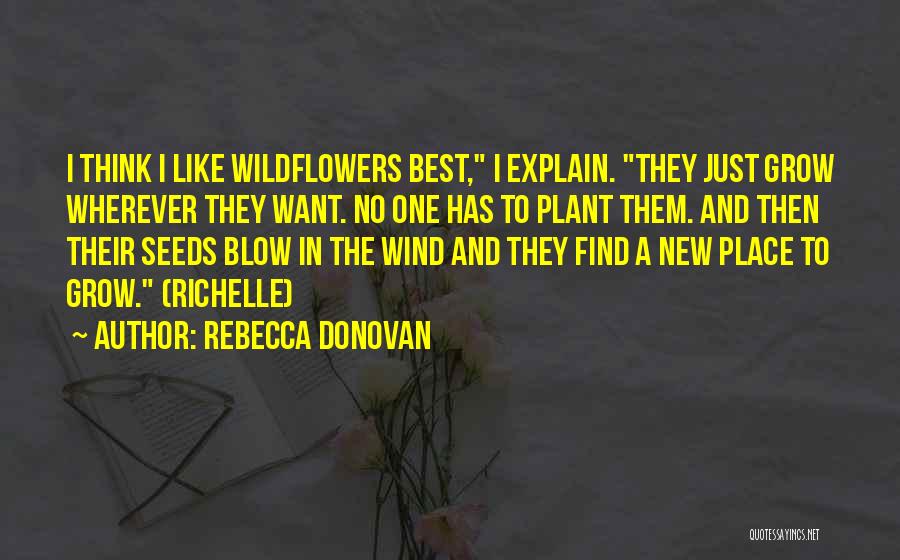 Flowers In The Wind Quotes By Rebecca Donovan