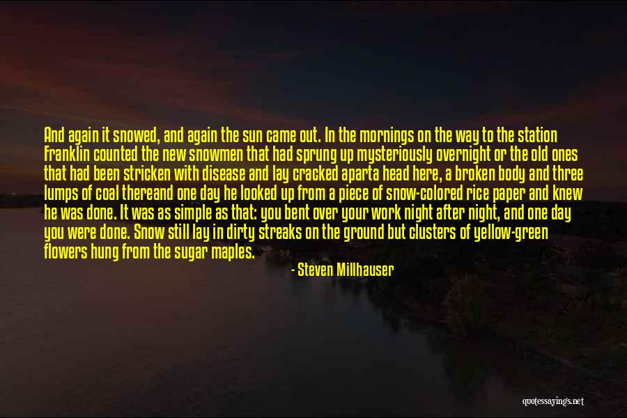 Flowers In Your Life Quotes By Steven Millhauser Flowers In Your Life Quotes By Steven Millhauser