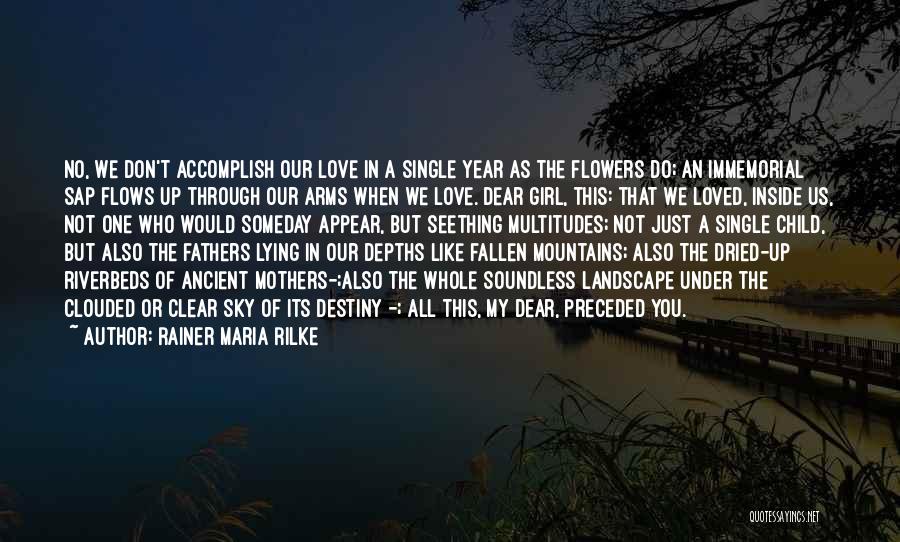 Flowers Of Love Quotes By Rainer Maria Rilke