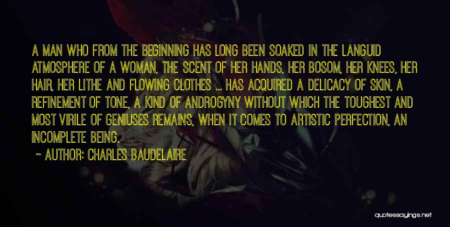 Flowing Hair Quotes By Charles Baudelaire