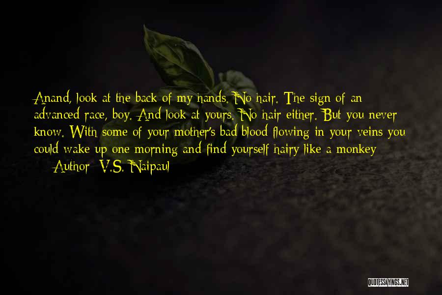 Flowing Hair Quotes By V.S. Naipaul