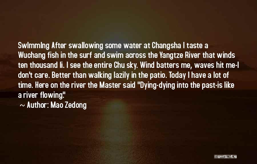 Flowing Like A River Quotes By Mao Zedong