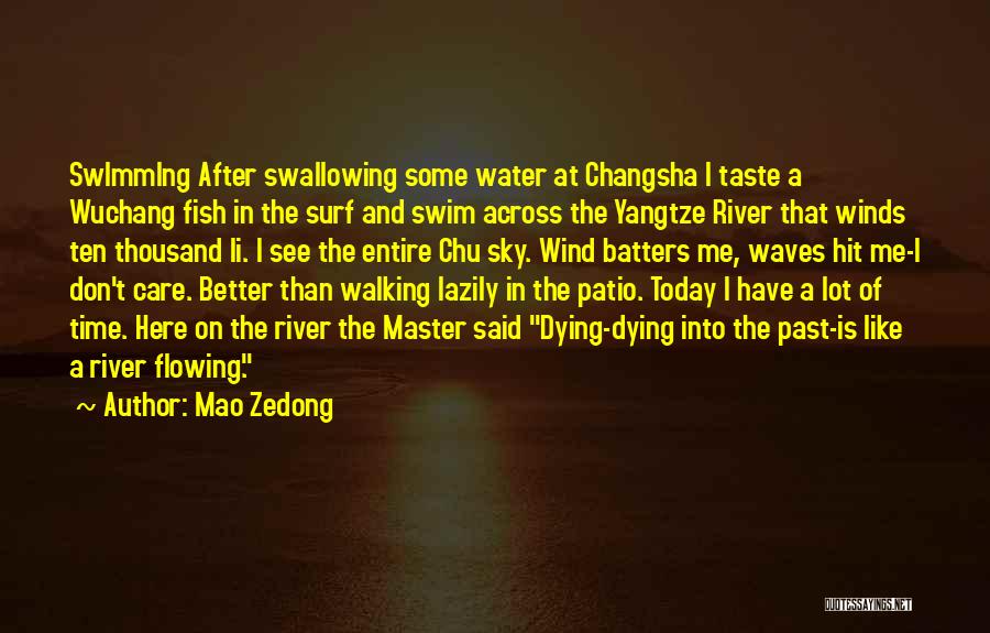 Flowing Like Water Quotes By Mao Zedong