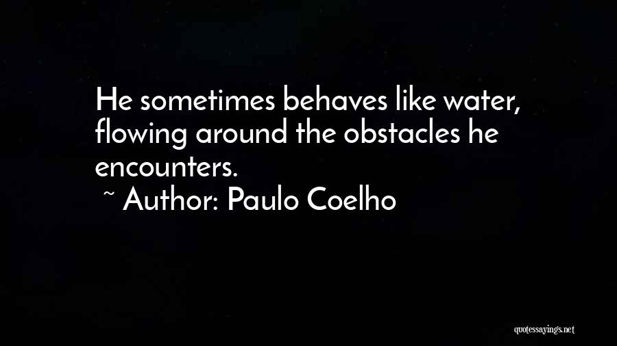 Flowing Like Water Quotes By Paulo Coelho