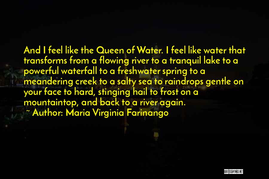 Flowing River Quotes By Maria Virginia Farinango