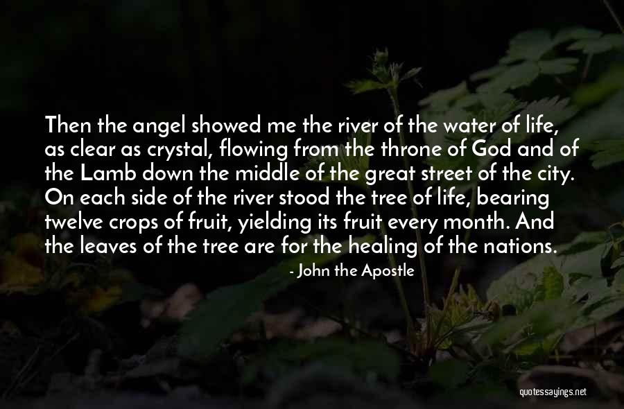 Flowing River Water Quotes By John The Apostle Flowing River Water Quotes By John The Apostle