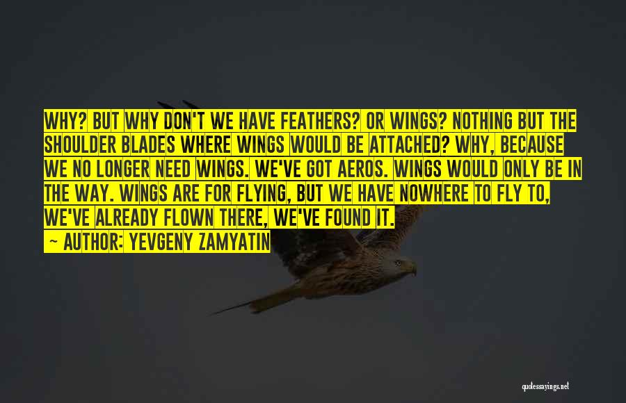Flown Quotes By Yevgeny Zamyatin