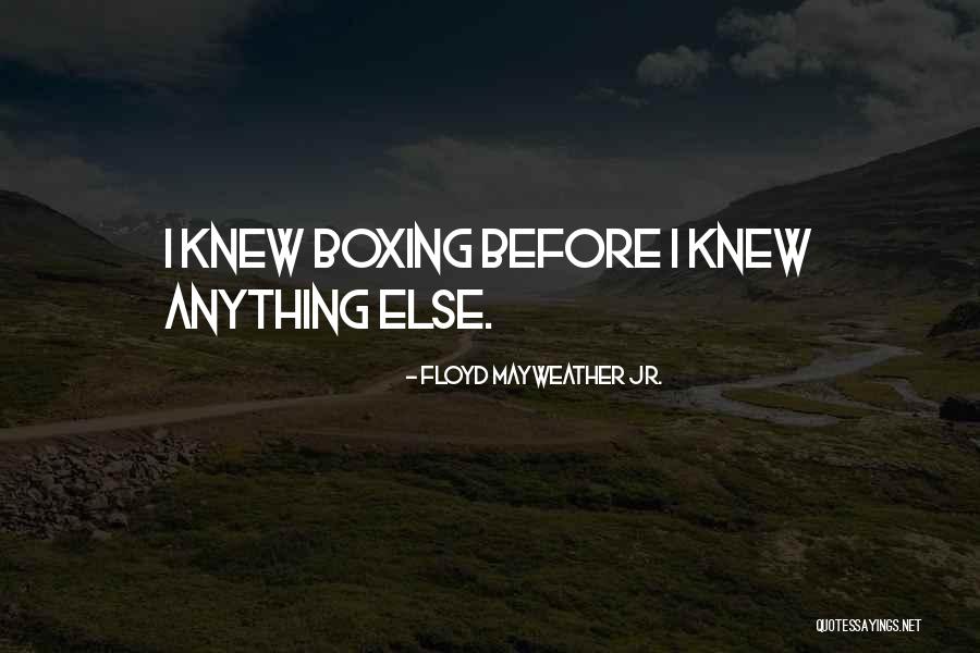 Floyd Mayweather Jr. Quotes 1727280