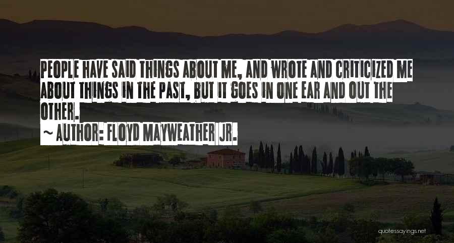 Floyd Mayweather Jr. Quotes 2143358