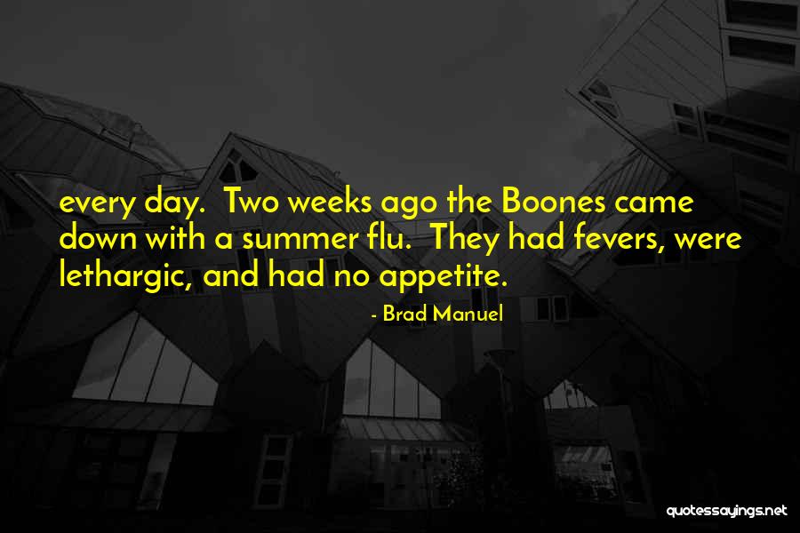 Flu Quotes By Brad Manuel