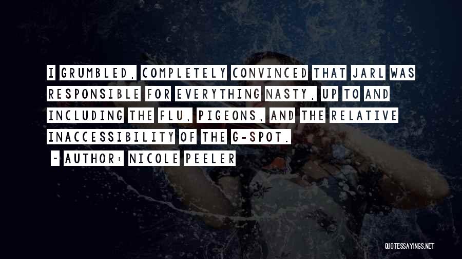 Flu Quotes By Nicole Peeler