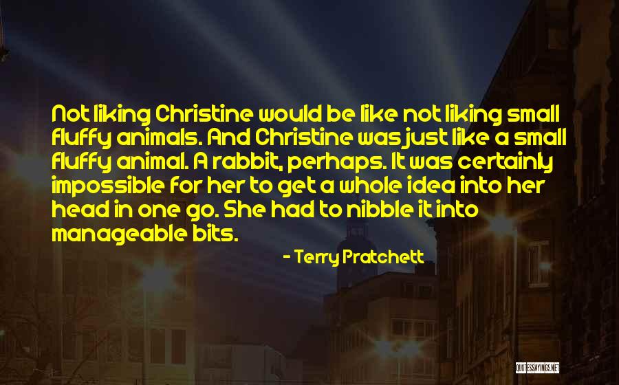 Fluffy Animals Quotes By Terry Pratchett Fluffy Animals Quotes By Terry Pratchett