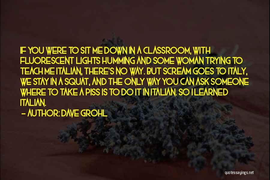 Fluorescent Lights Quotes By Dave Grohl