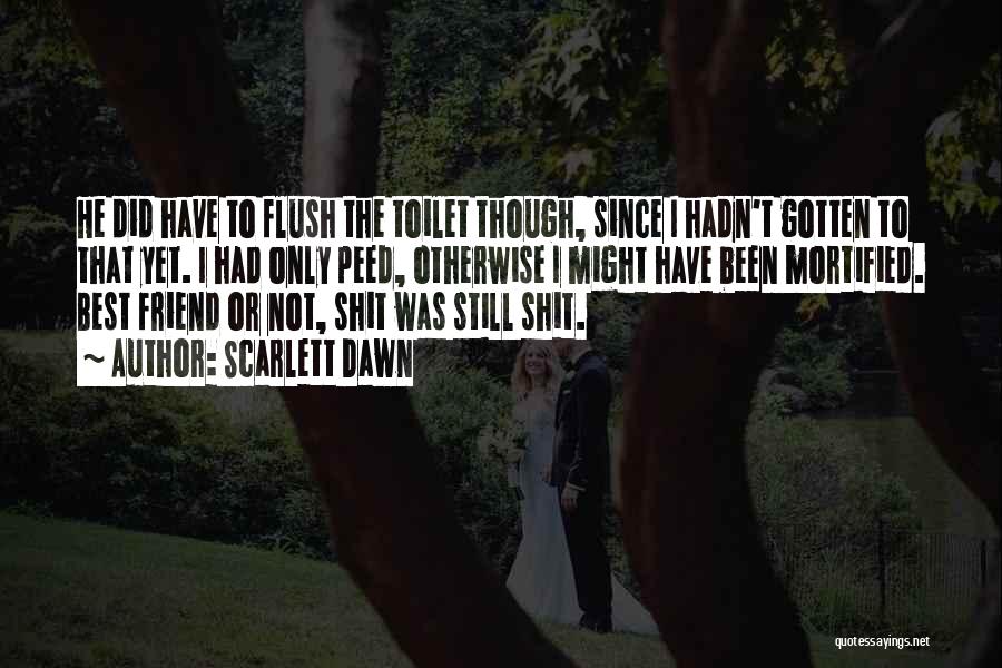 Flush The Toilet Quotes By Scarlett Dawn