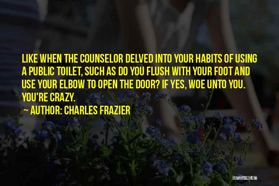 Flush Toilet Quotes By Charles Frazier