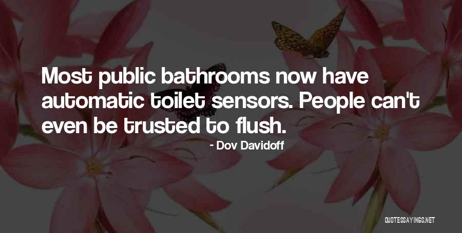 Flush Toilet Quotes By Dov Davidoff