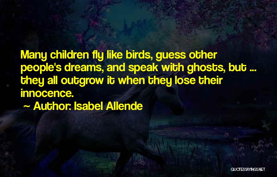 Fly And Dream Quotes By Isabel Allende