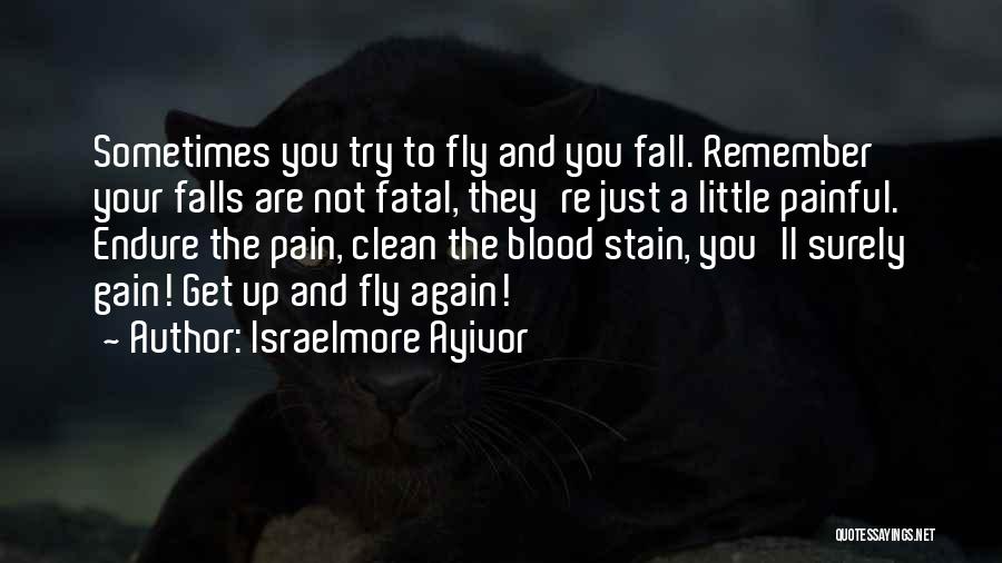 Fly And Fall Quotes By Israelmore Ayivor