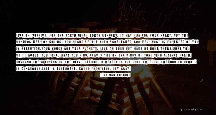 Fly Away Home Quotes By Salman Rushdie Fly Away Home Quotes By Salman Rushdie