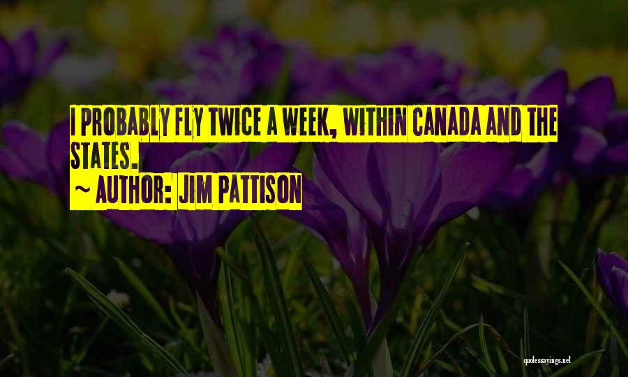 Fly Over States Quotes By Jim Pattison