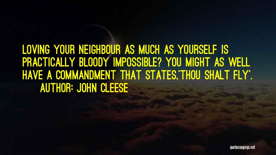Fly Over States Quotes By John Cleese