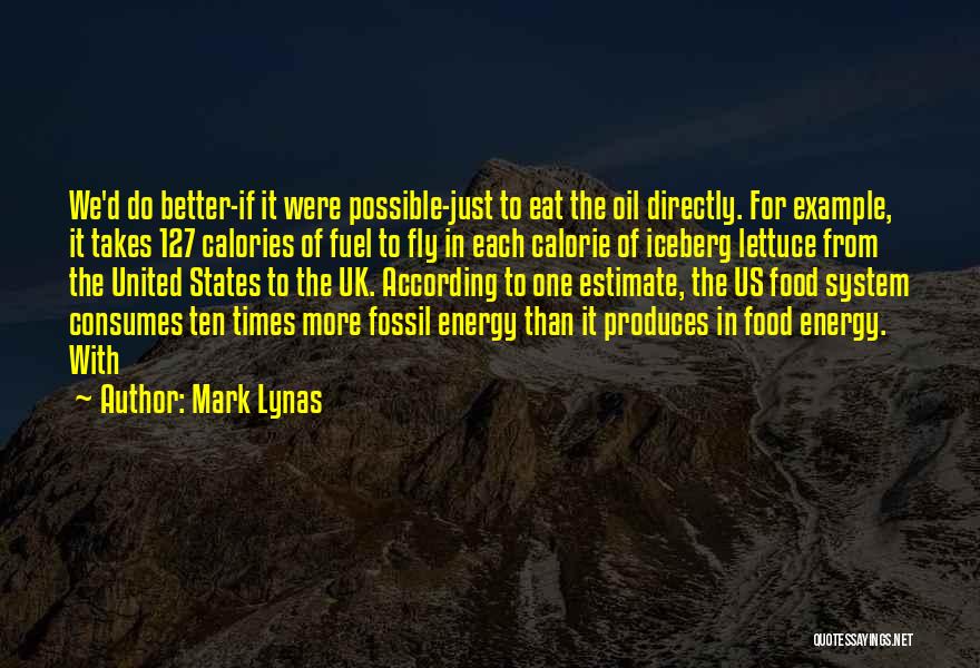 Fly Over States Quotes By Mark Lynas